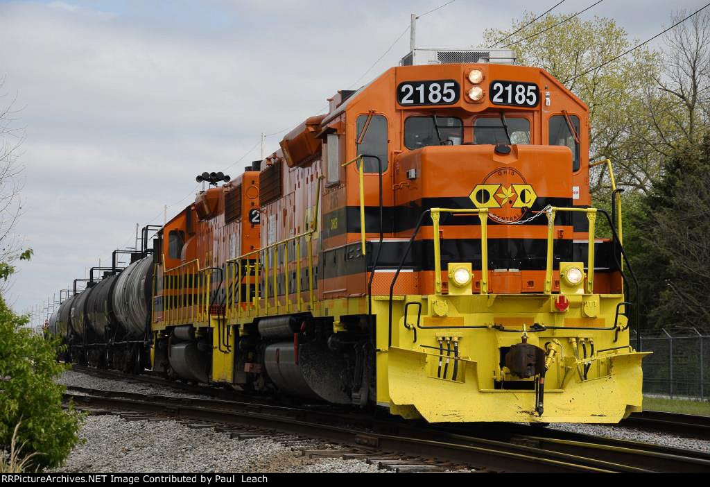 Local eases west down the siding